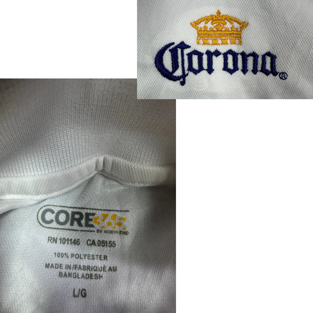Core365® White Performance Polo Shirt(L)