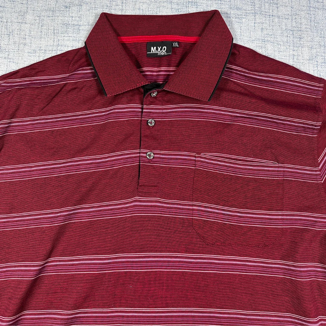 M X O® Men Striped Polo(2XL)