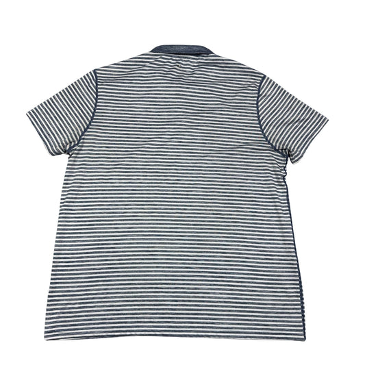 Striped Polo Shirt-XL