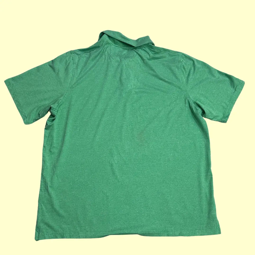 Great Northwest Clothing Company Polo Shirt in green heather.