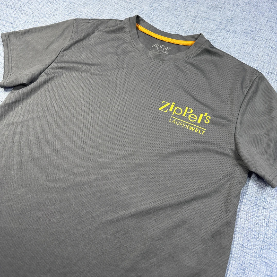 ZipPel's® Olive Running T Shirt-M