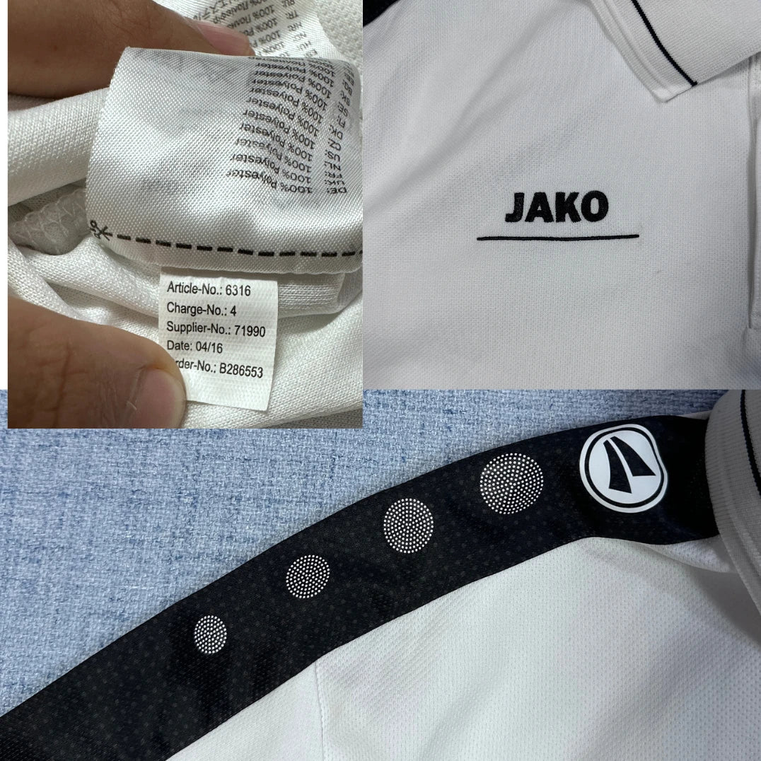 Jako White T-Shirts Polo T Shirt
