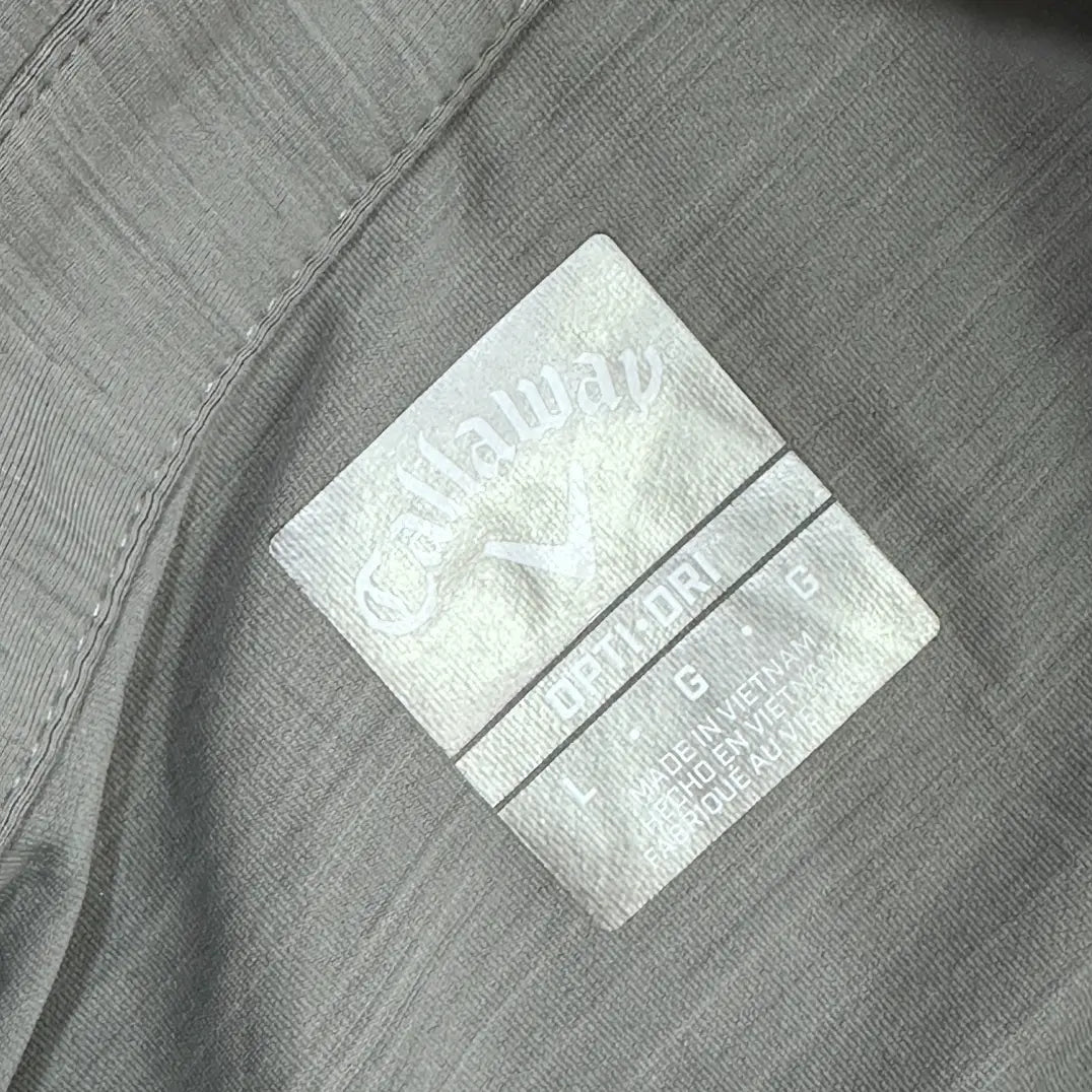 Callaway Opti-Dri performance polo in grey.