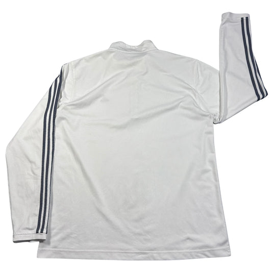 Adidas® White Quarter Zip Top-XL