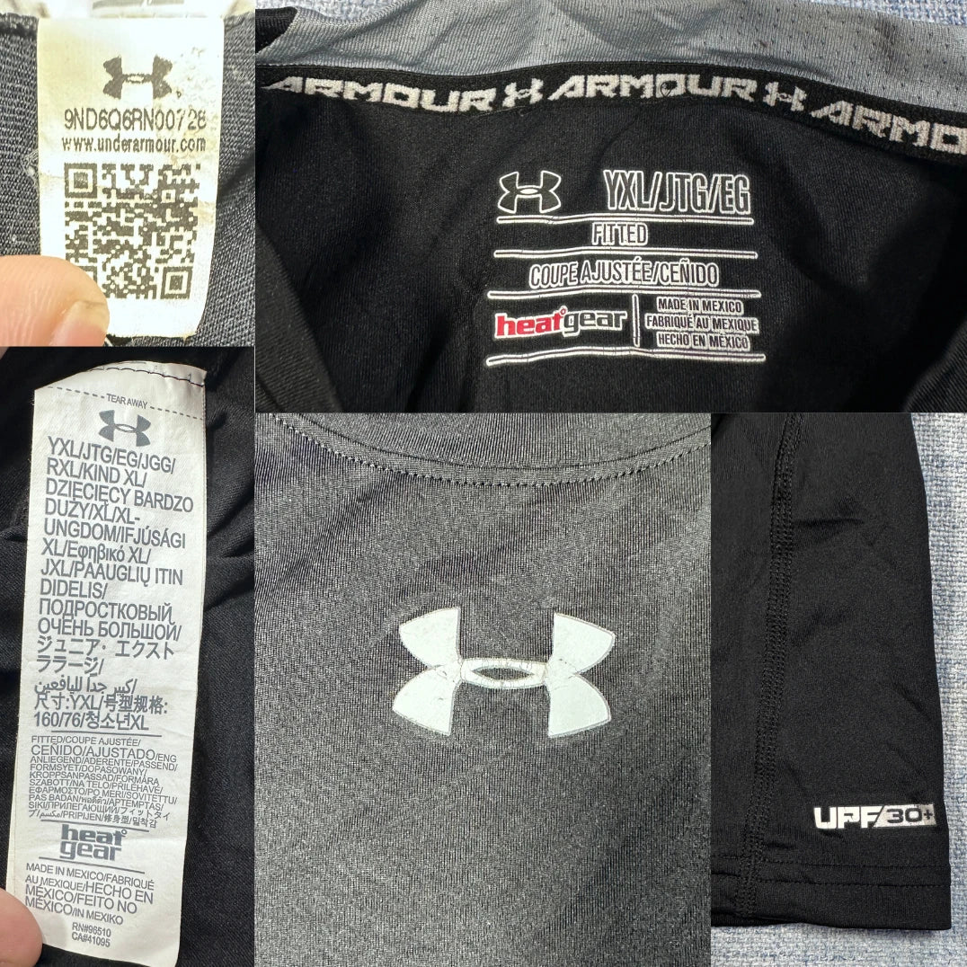 Under Armour® Black HeatGear Compression Shirt