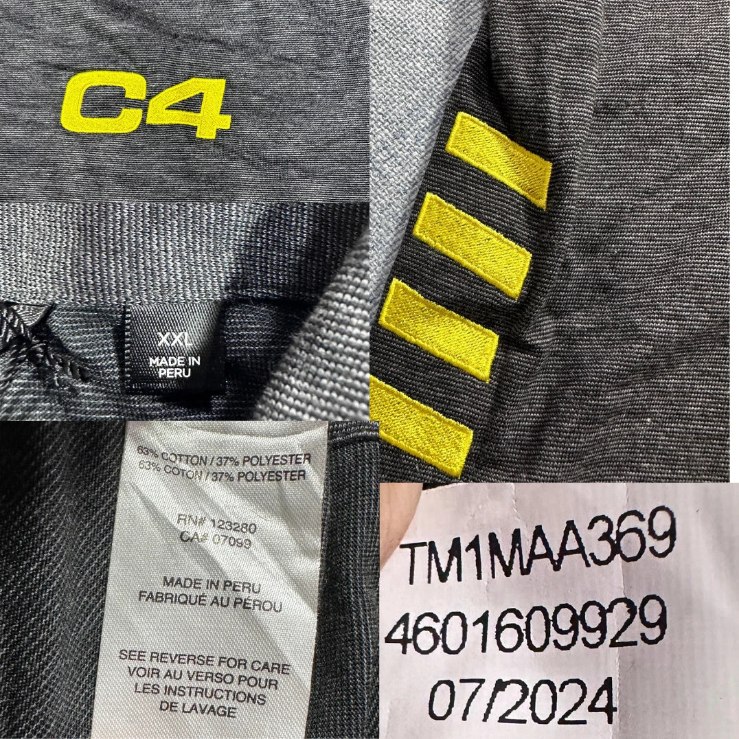 TravisMathew® Charcoal Polo Lifestyle Performance-2XL