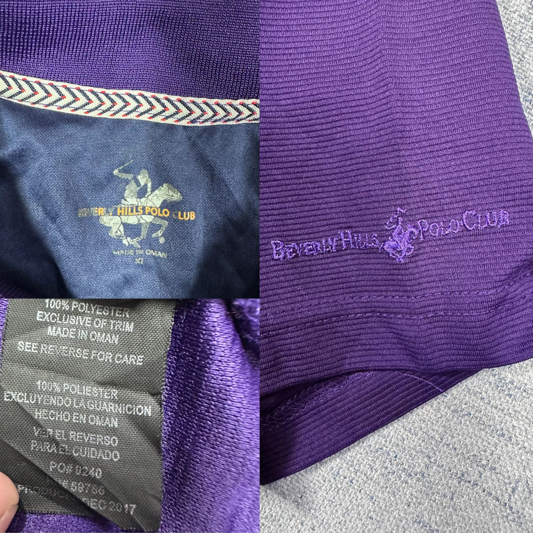 Beverly Hills Polo Club® Purple Polo-XL