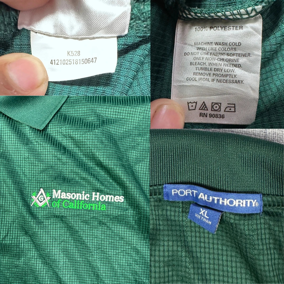 Port Authority® Green Polo Performance-XL