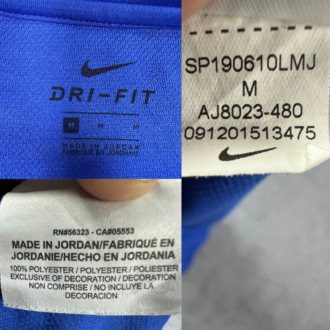 Nike® Blue Training T Shirt Dri Fit-M