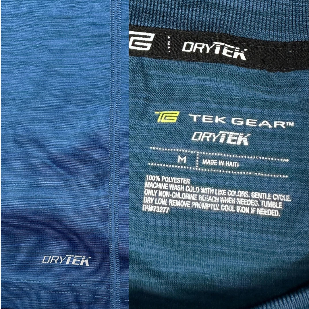 Tek Gear® Blue Sports T Shirt DryTek-M