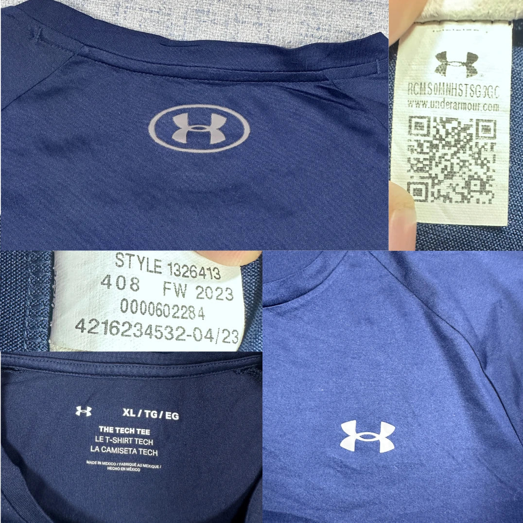 Under Armour® Navy Tech Tee-XL