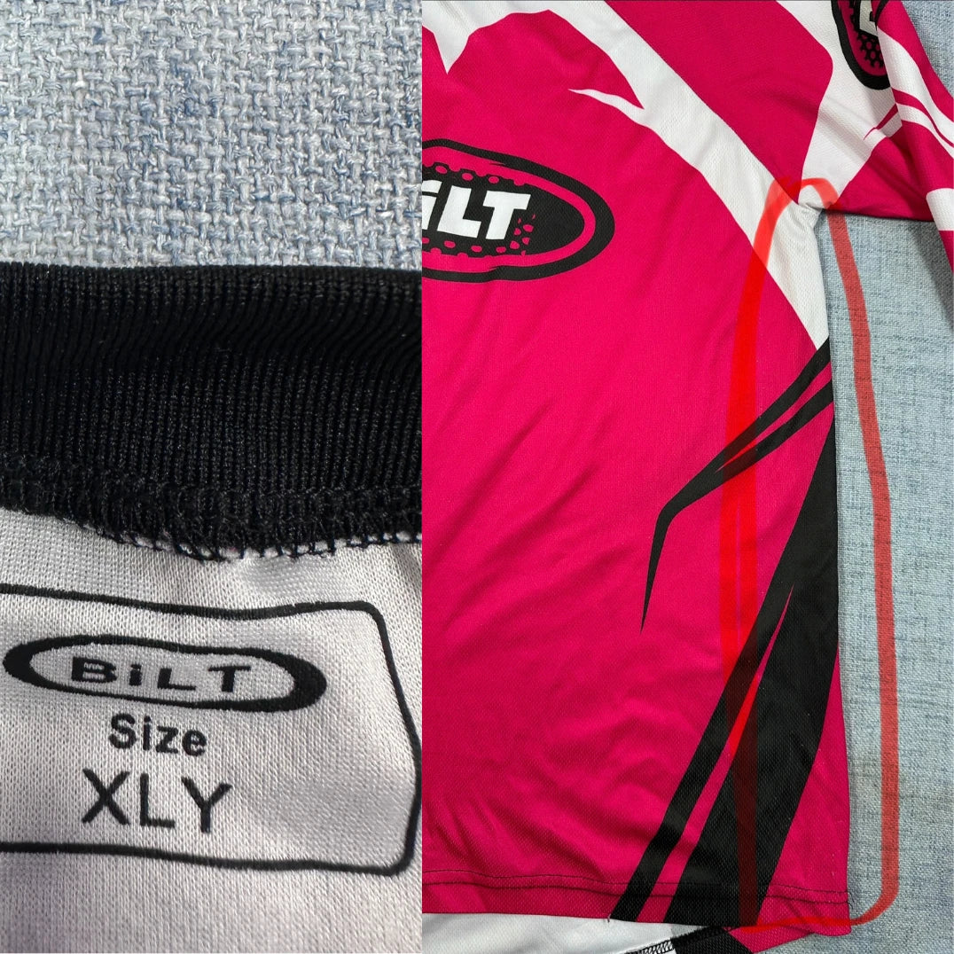 BILT® Pink Long Sleeve Motocross Jersey-XL