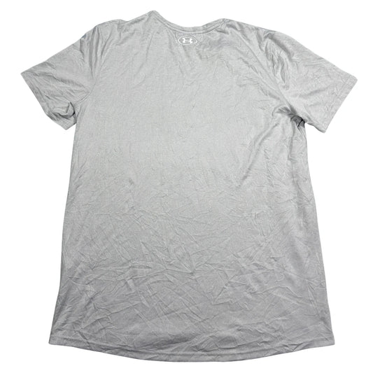 Under Armour® Gray Basketball Training Tee-YXL