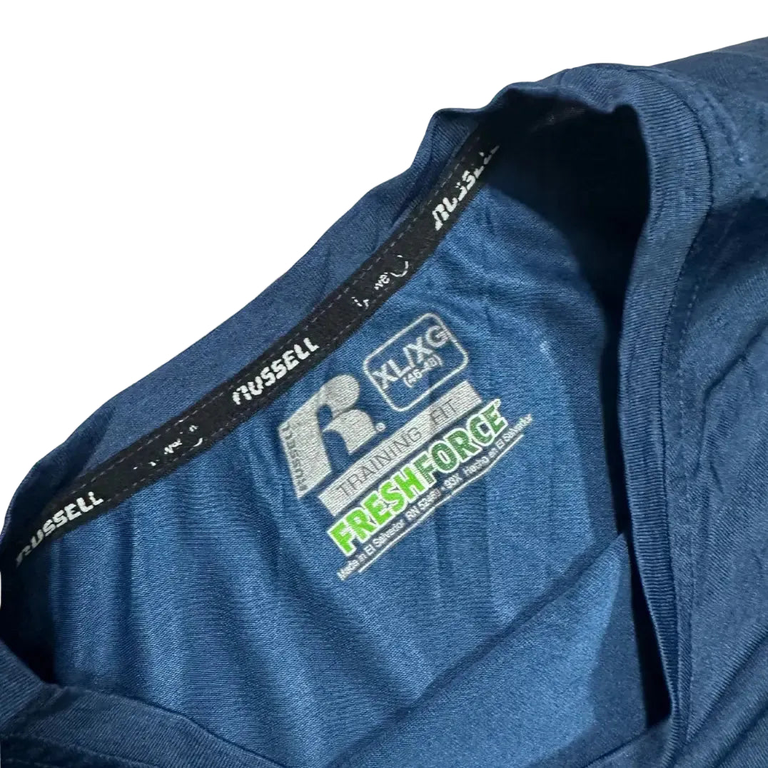 Russell Athletic Performance Tee in navy blue