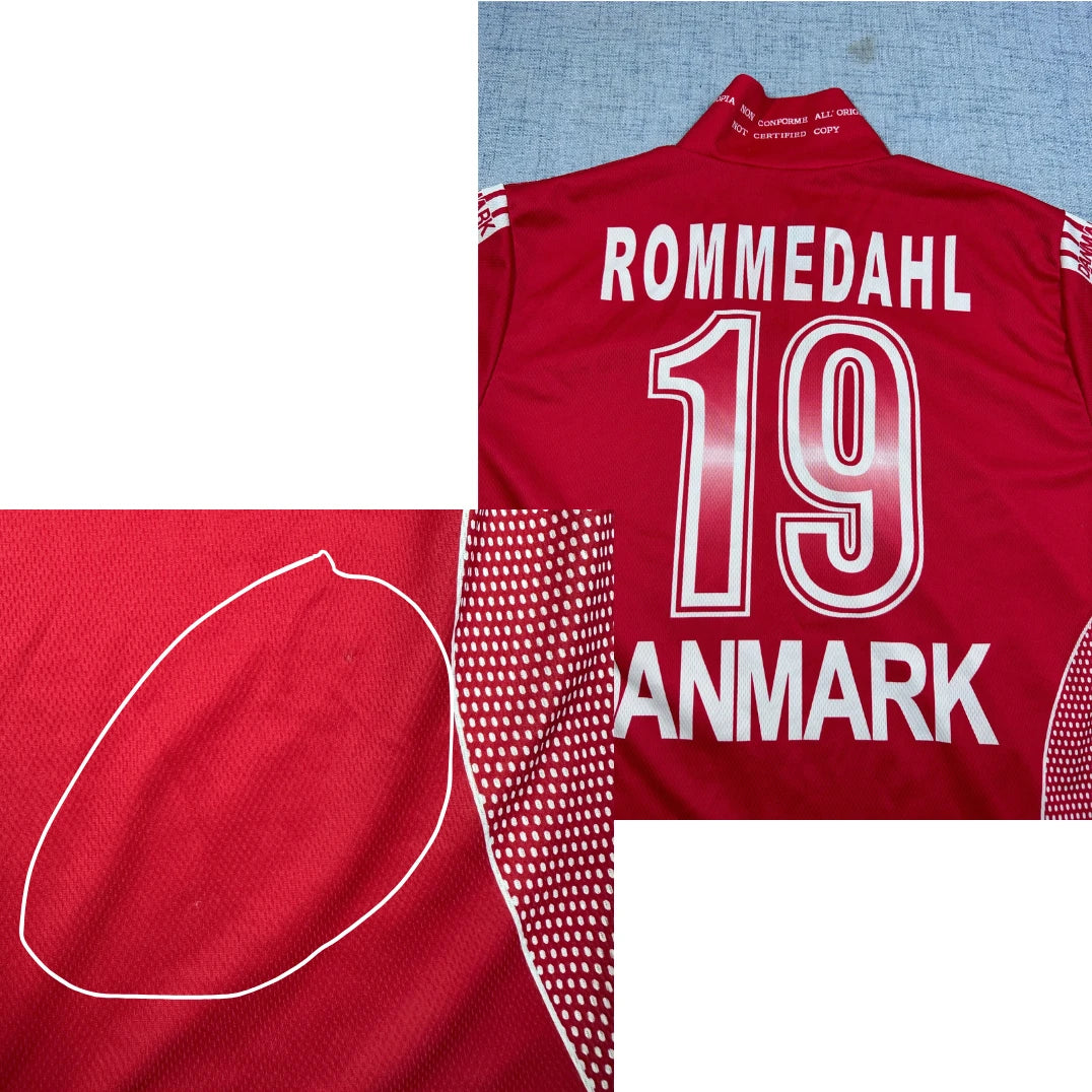 Unbranded Red Football Jersey Denmark-S