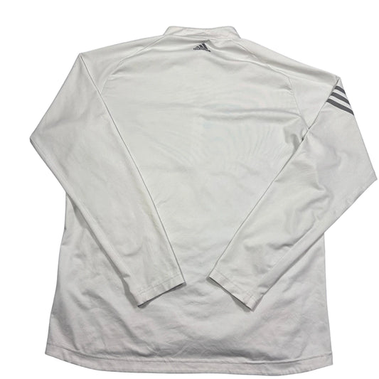 Adidas® White Quarter Zip Principal-L