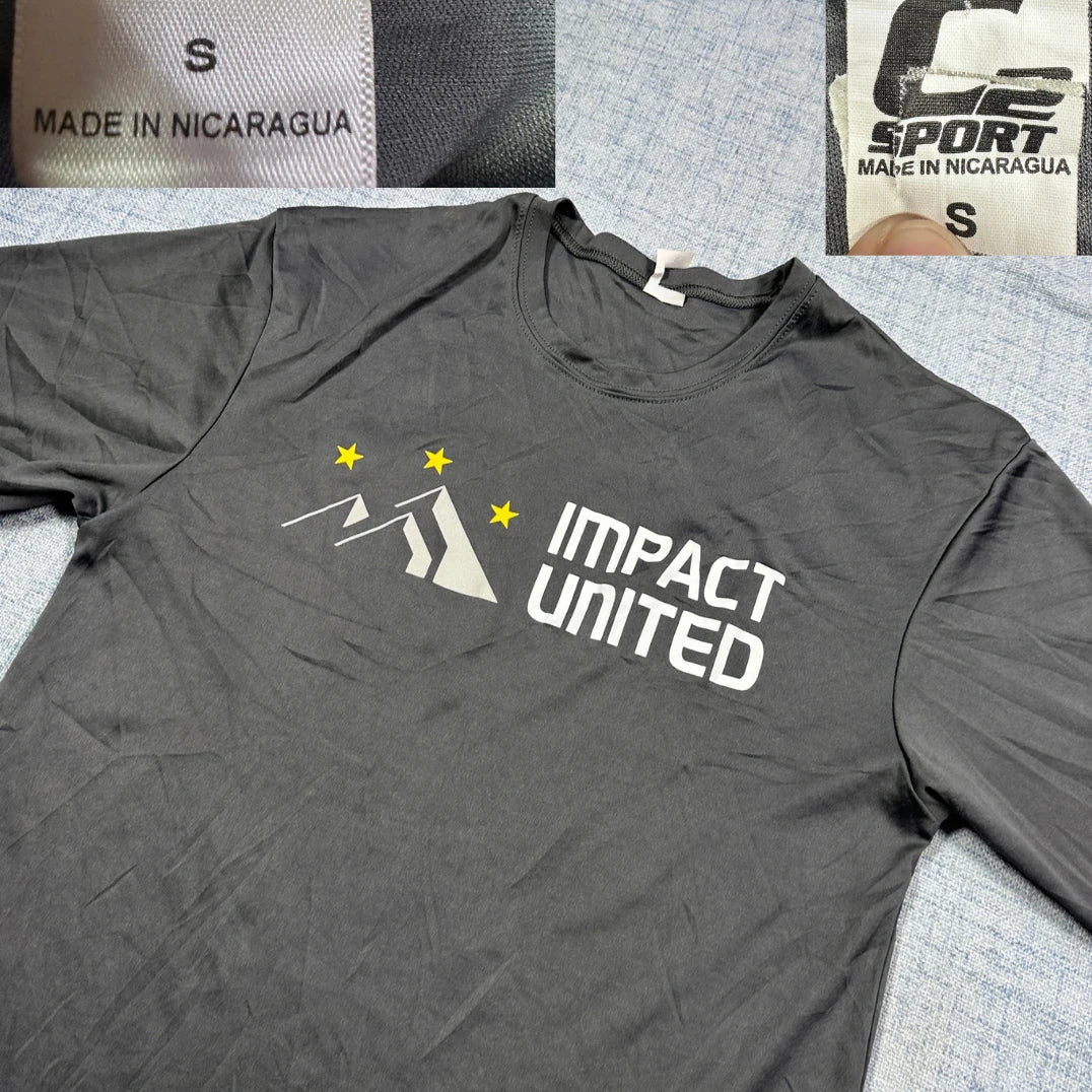 C2 Sport® Charcoal Impact United Soccer Jersey T Shirt-S