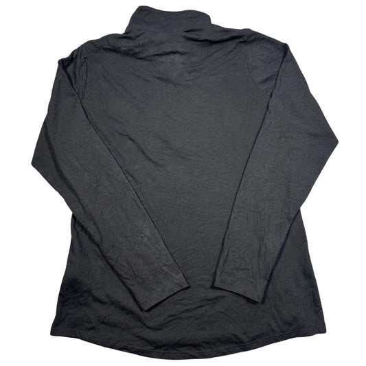Sport-Tek® Black Tri-Blend Quarter Zip Pullover-M
