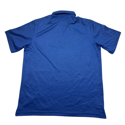 Callaway Blue Button-Down Collar-XL Polo T Shirt