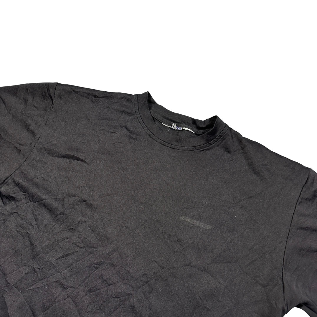 Unbranded Black Performance T Shirt Tonal Logo-S