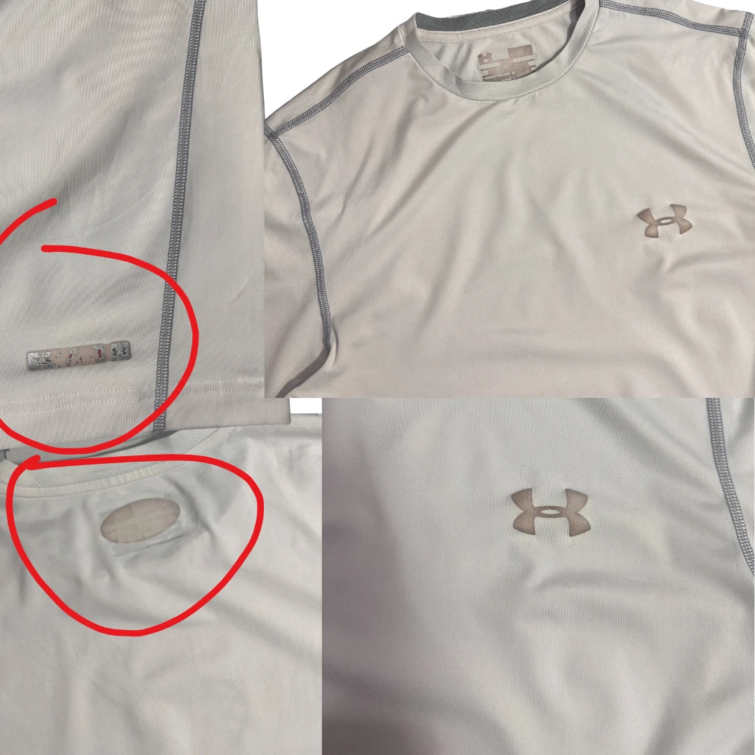 Under Armour HeatGear Performance T Shirt Light Grey 🏋️♂️
