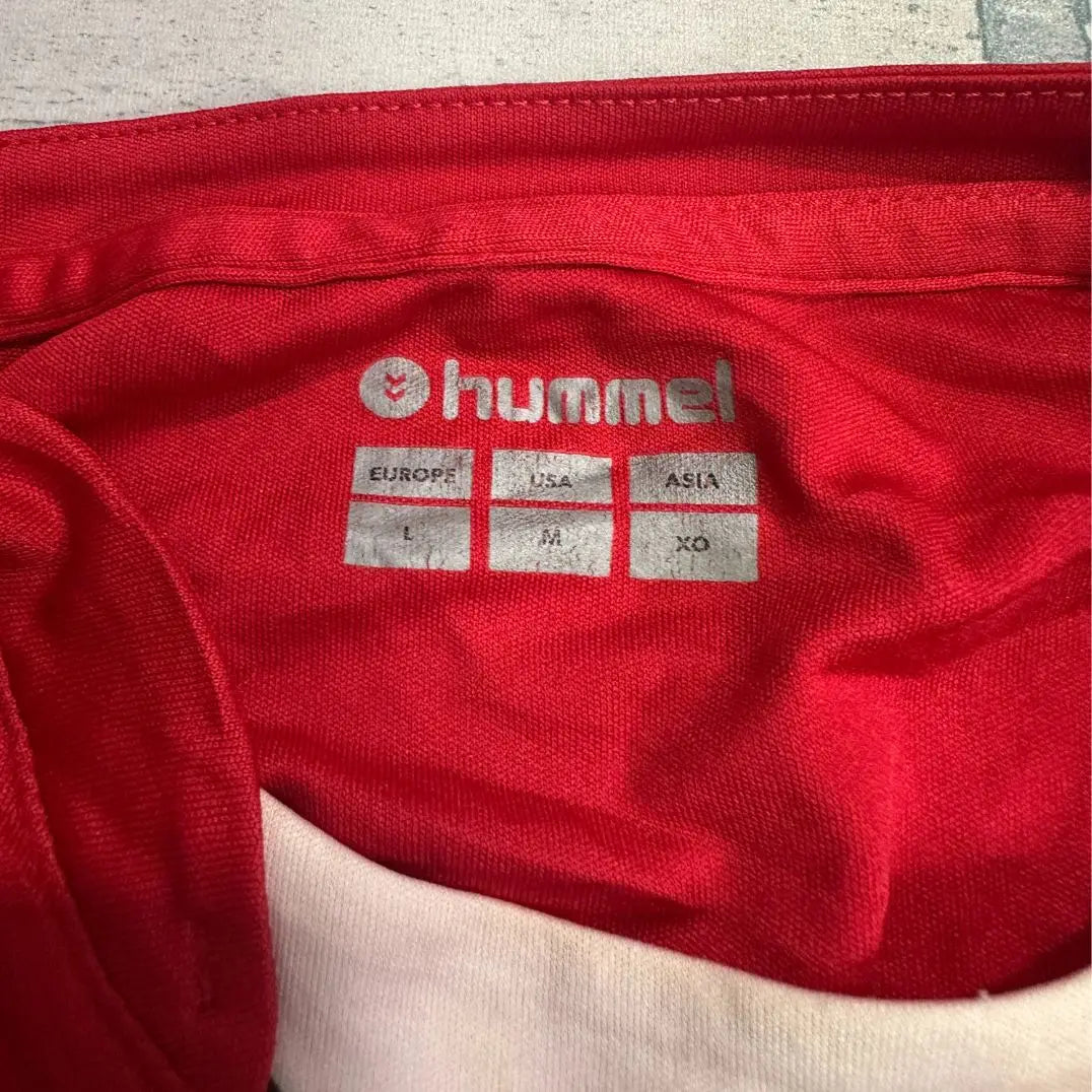 🔥 Hummel SD Eibar Official Home Football Jersey Red White Stripes