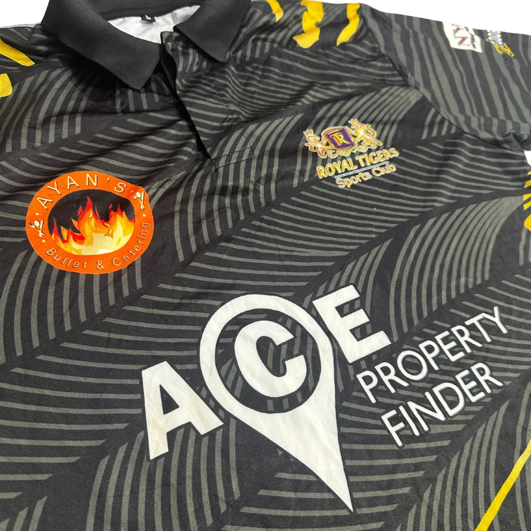 Royal Tigers R Tiger 08 Cricket Jersey Black Yellow 🐅🏏