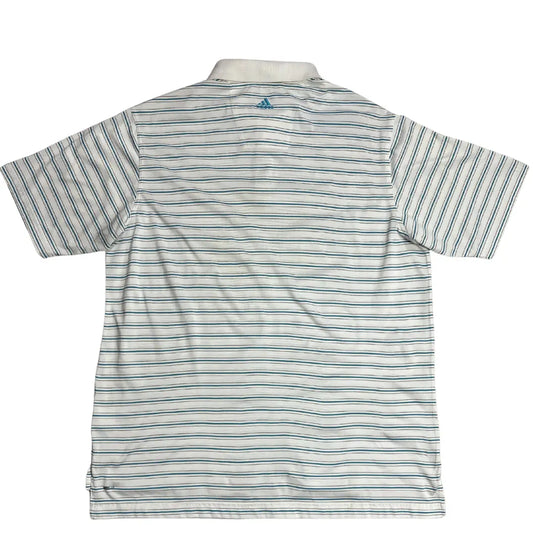 Adidas Climacool Striped Polo Shirt