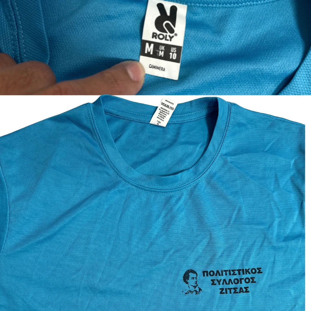 Roly Turquoise Event Graphic T Shirt – Zitsa 2022 Edition 🌍