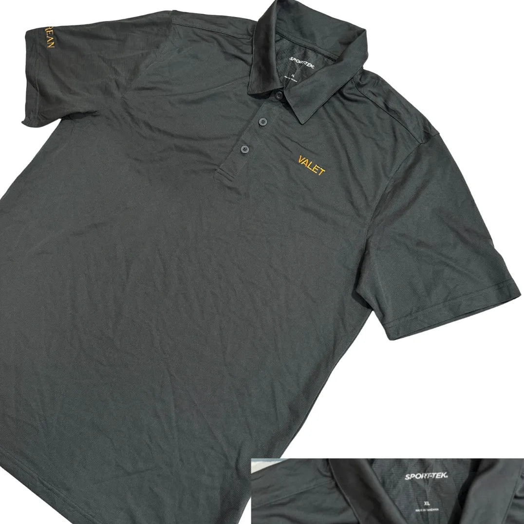 Sport Tek Charcoal Black Performance Polo Shirt 👕