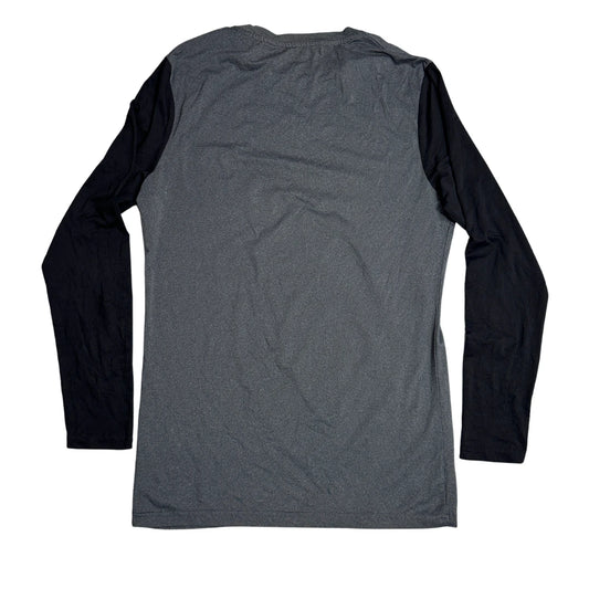 Crane® Dual Tone Grey & Black Long Sleeve Active Shirt