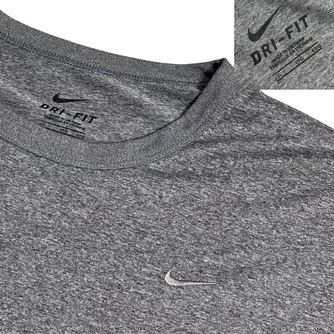Nike® Dri-FIT Heather Grey Performance Tee(XXL)