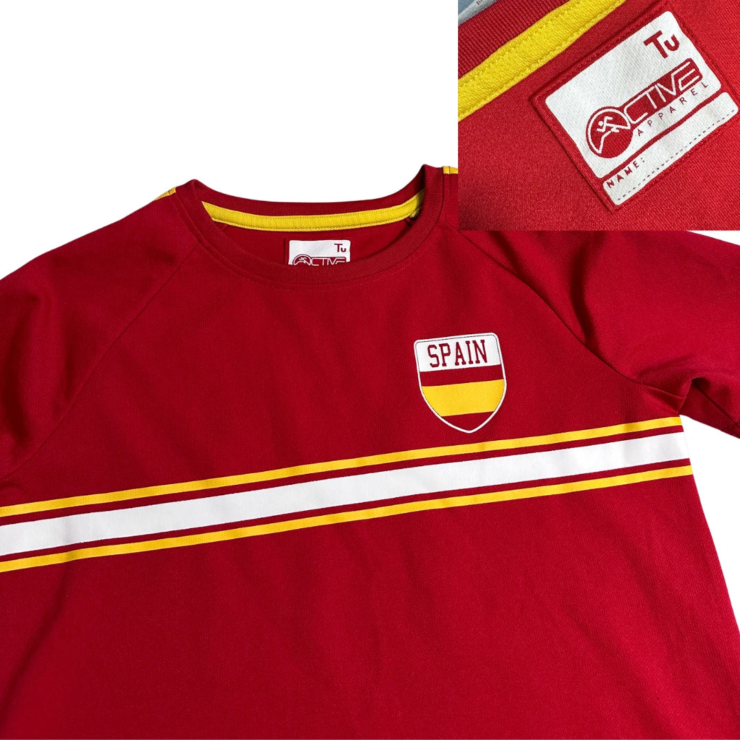 Spain #10 Red Football Jersey 🇪🇸🔥