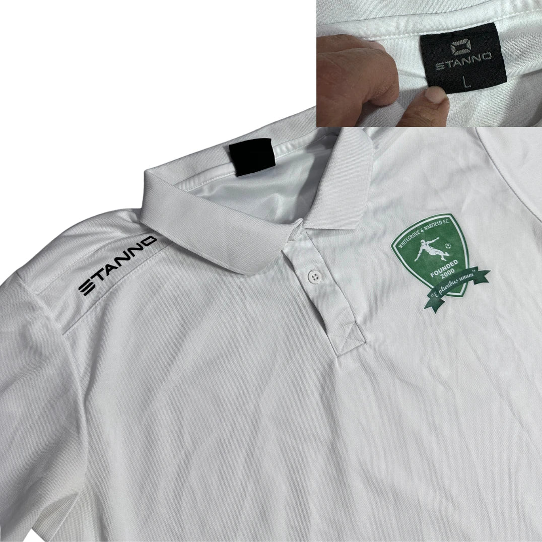 Stanno® White Football Coach Polo 🤍⚽
