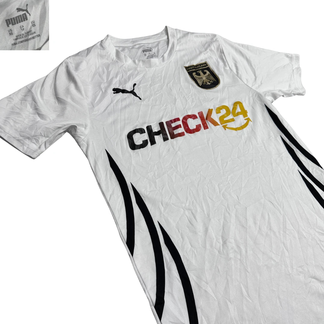 Puma® Germany Style White Sports Jersey 🇩🇪⚪(SMALL)