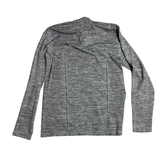 Workout® Heather Grey Quarter Zip Performance Top(M)