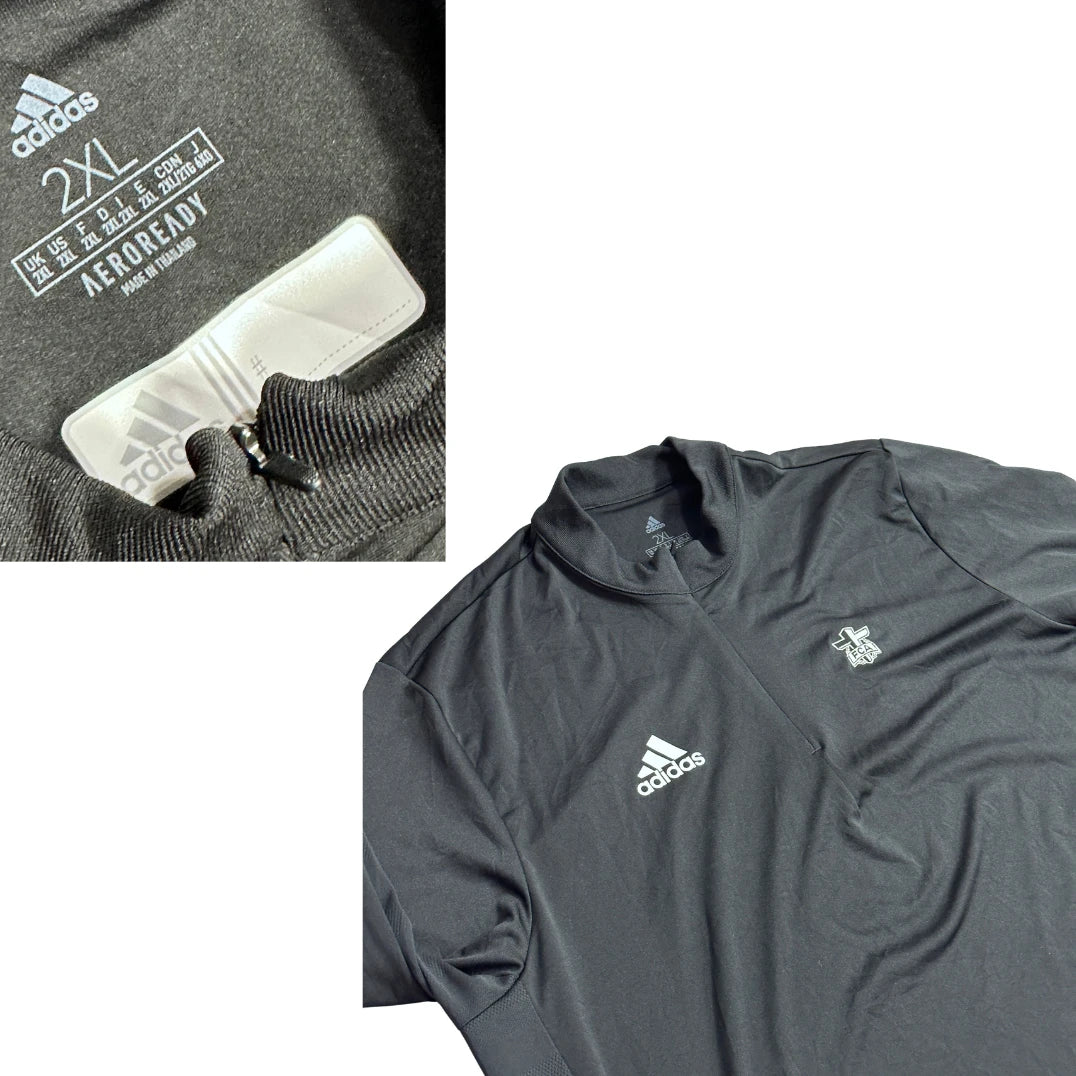 Adidas® Black Aeroready Performance Training Top(2XL)