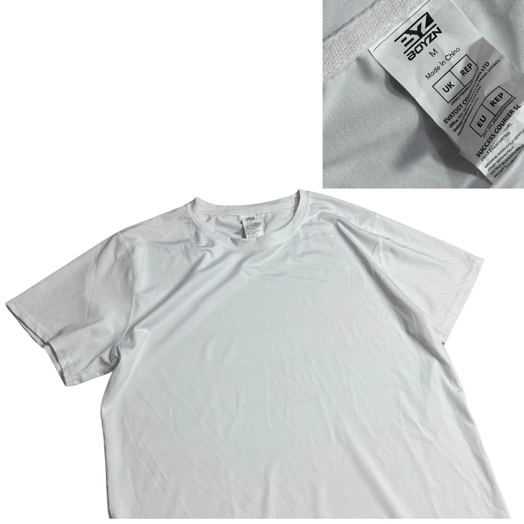 Boyzn® Performance Crew Neck Training T-Shirt 🤍(M)