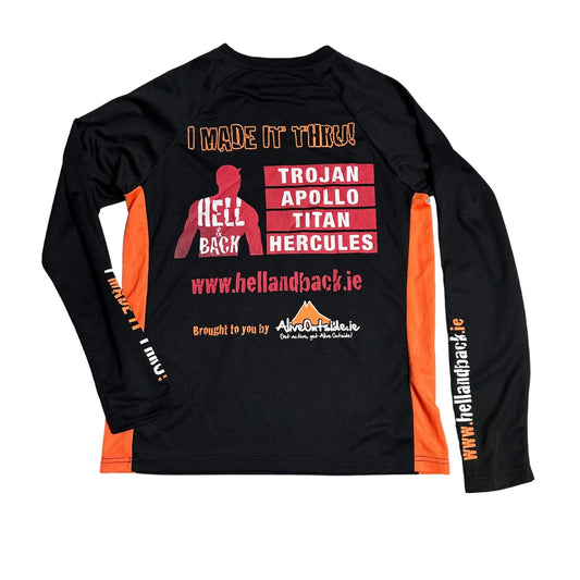 Hell & Back® Performance Long Sleeve Athletic Tee 🏃♂️🔥(M)