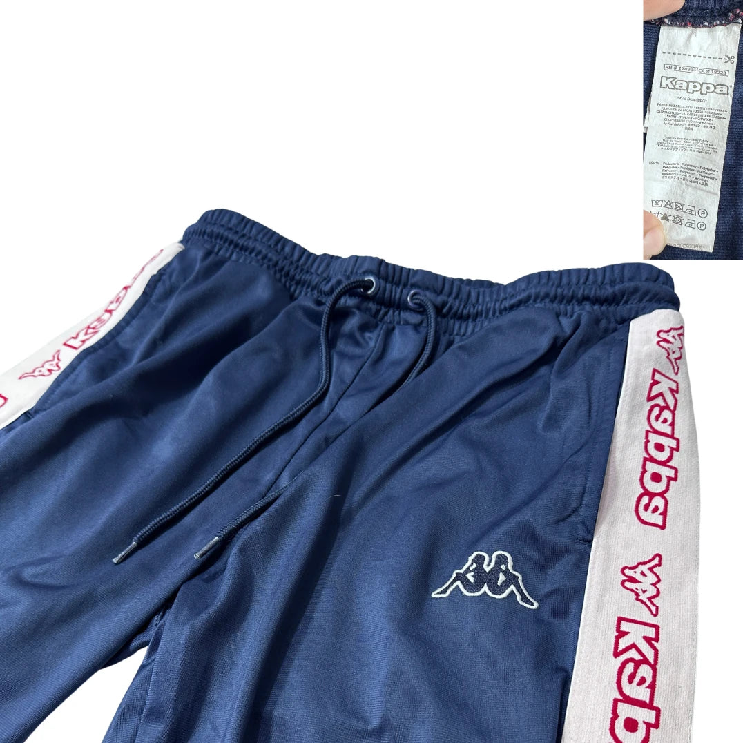 Kappa Navy Blue Logo Tape Track Pants 🔵