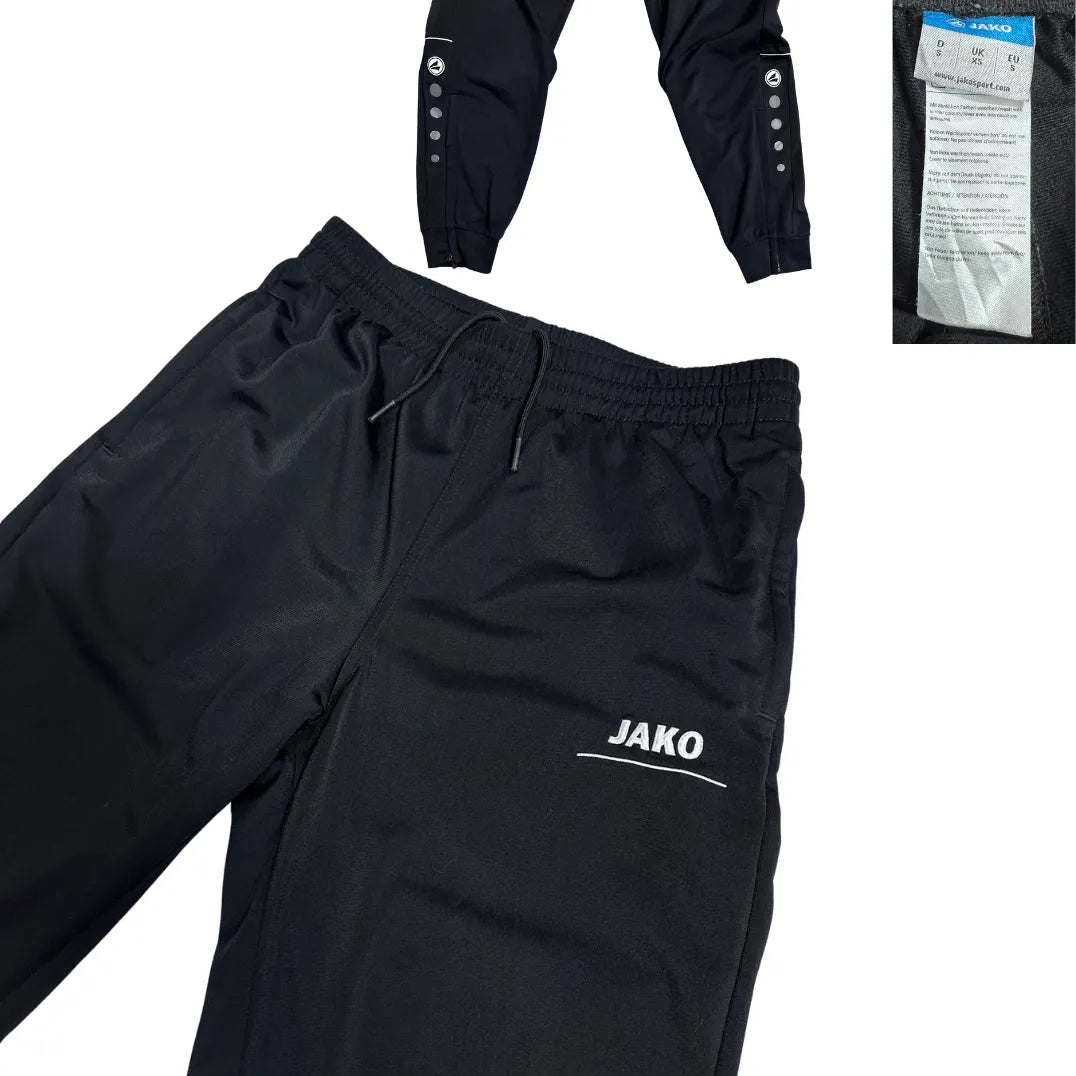 JAKO ® Black Athletic Training Pants with Reflective Details