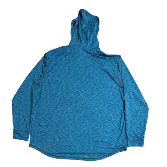 Zengjo Heather Blue Performance Pullover Hoodie