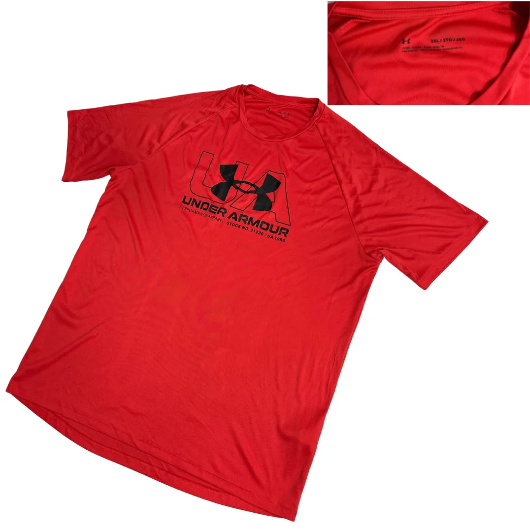 Under Armour Performance Red Training Tee 🔴