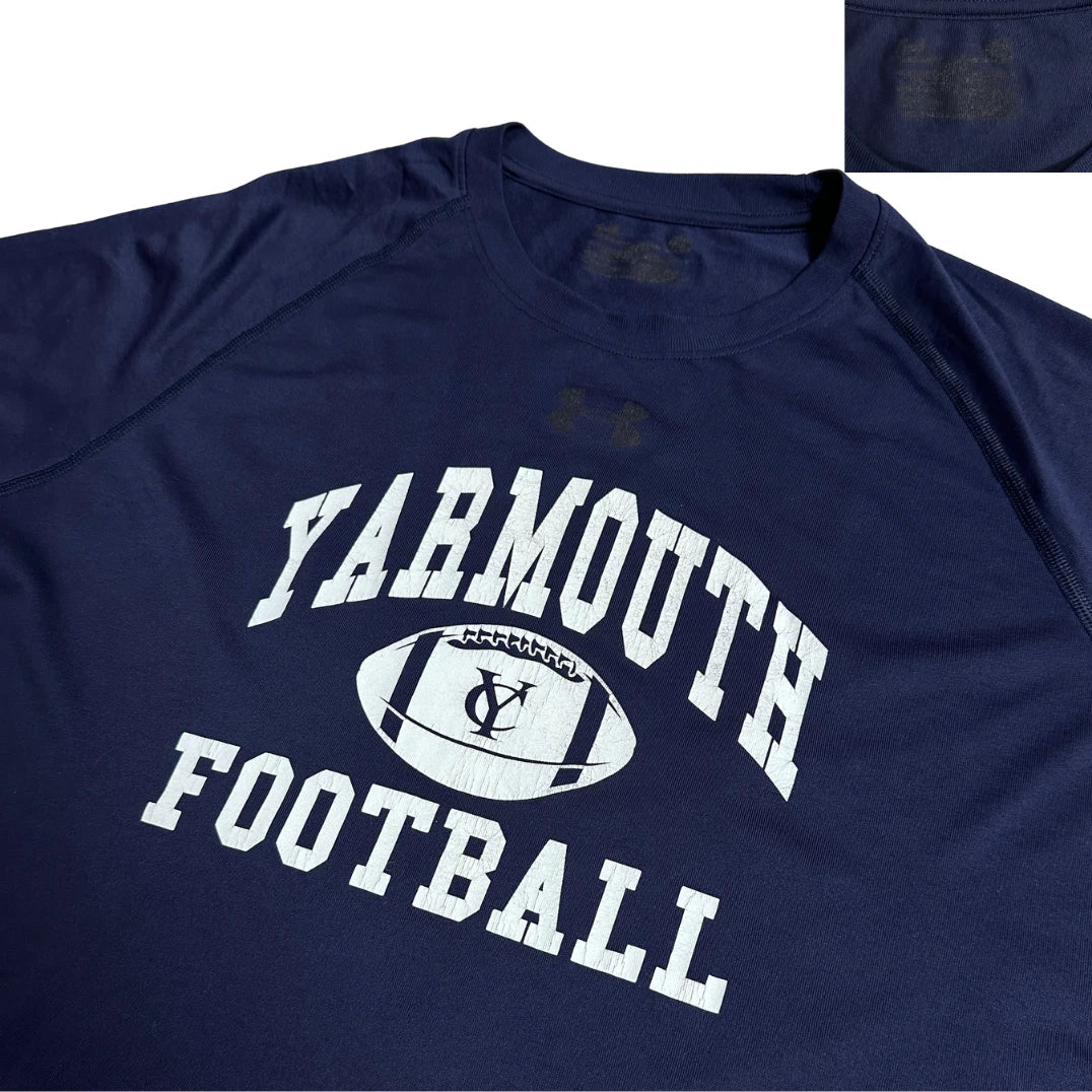 Under Armour Yarmouth Football Navy Athletic T-Shirt