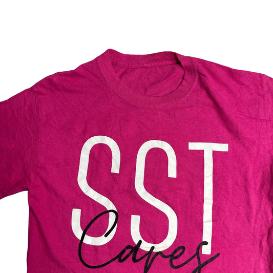 SST Cares Graphic Crew Neck T Shirt ๐๐๏ธ