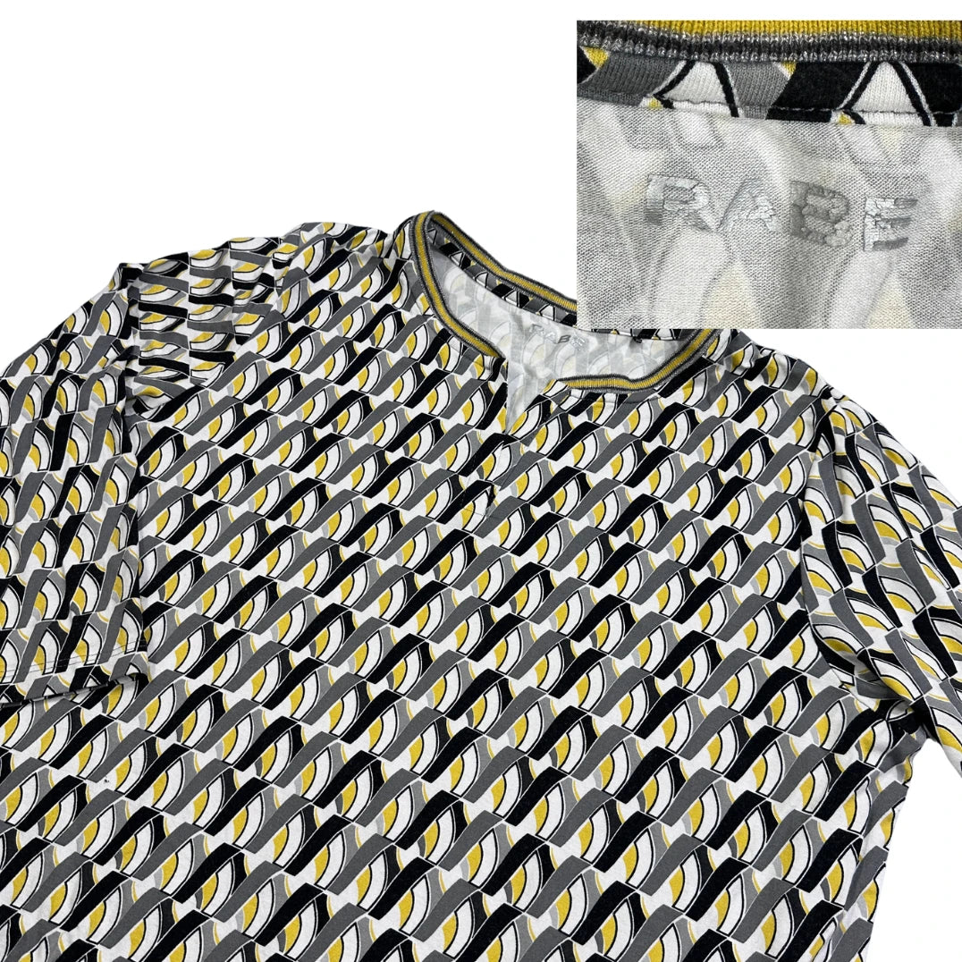 Rabe® Grey Geometric Long Sleeve Top