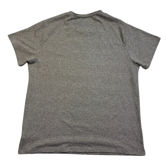 Grey Floral Graphic Casual T-Shirt