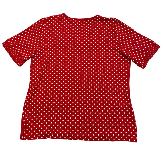 Victoria® Red Polka Dot Casual Top