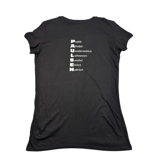 Black Minimalist Casual T-Shirt(M)