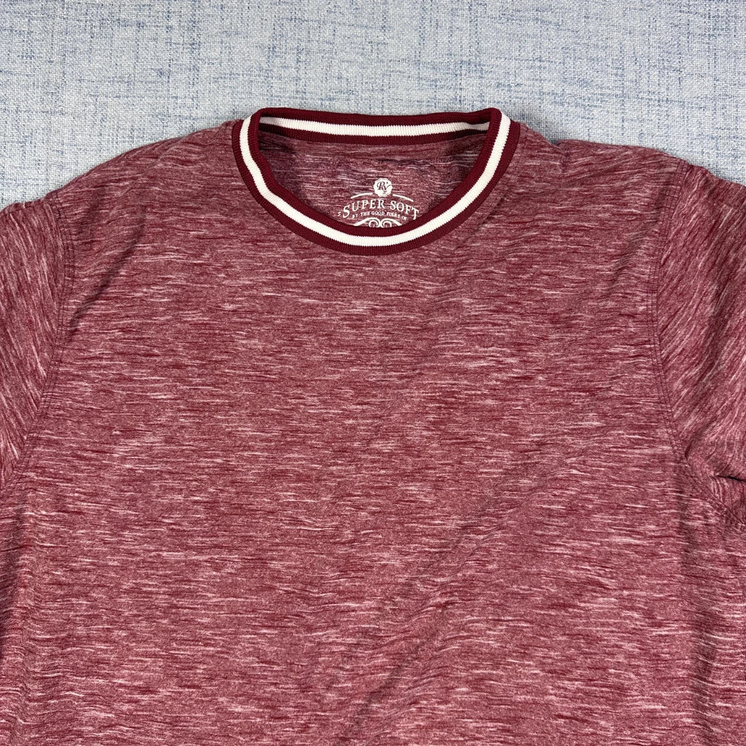 Super Soft® Raw Yarn Tee-M